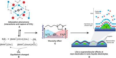 CO2 Electroreduction in Ionic Liquids